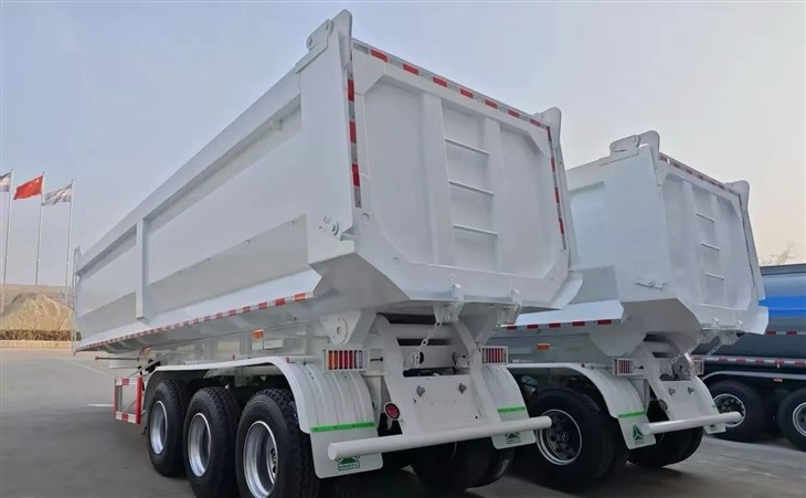 Semi Trailer Three Axle Dump Truck factory